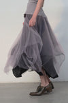 Marc Le Bihan tulle skirt purple black 2591 viollen black